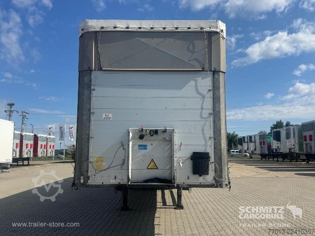 Semi-reboque aberto com lona Schmitz Cargobull Curtainsider Mega