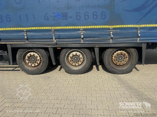 Semi-reboque aberto com lona Schmitz Cargobull Curtainsider Mega