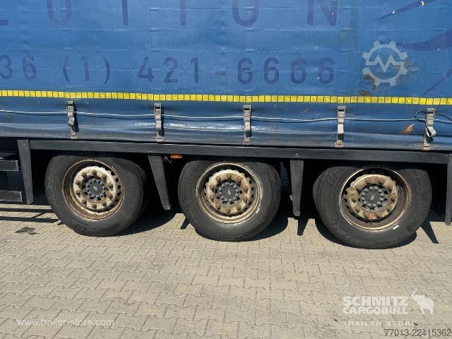 Semi-reboque aberto com lona Schmitz Cargobull Curtainsider Mega