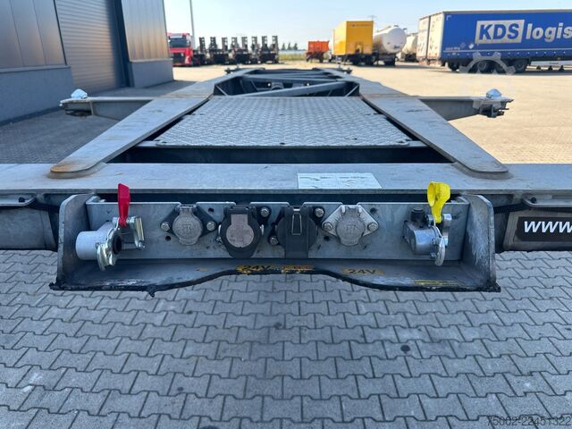 הובלת מכולות Van Hool 3-ASSIGE OPLEGGER 20FT/30FT ADR CHASSIS / galva...