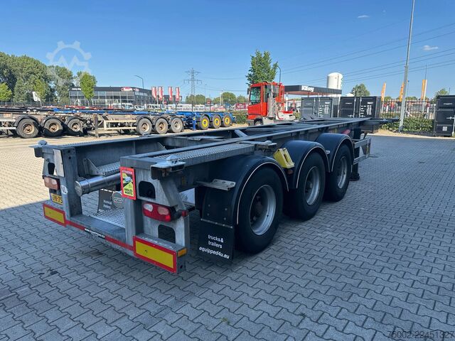 Transporte de contenedores Van Hool 3-ASSIGE OPLEGGER 20FT/30FT ADR CHASSIS / galva...