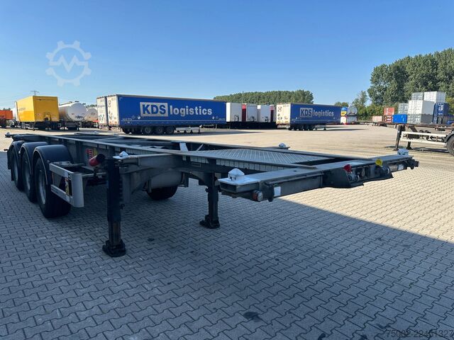 Transporte de contenedores Van Hool 3-ASSIGE OPLEGGER 20FT/30FT ADR CHASSIS / galva...