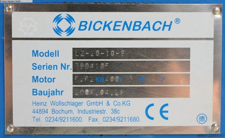 Torno-convencional-eletrônico BICKENBACH LE-20-10-S