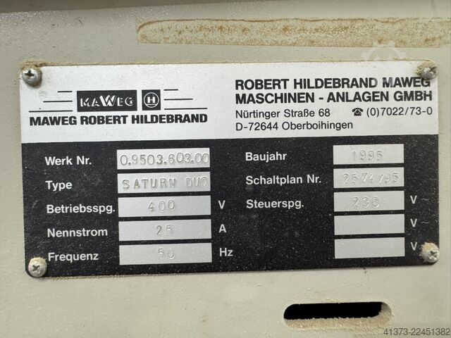 Lihvimismasin MAWEG HILDEBRAND Saturn Duo