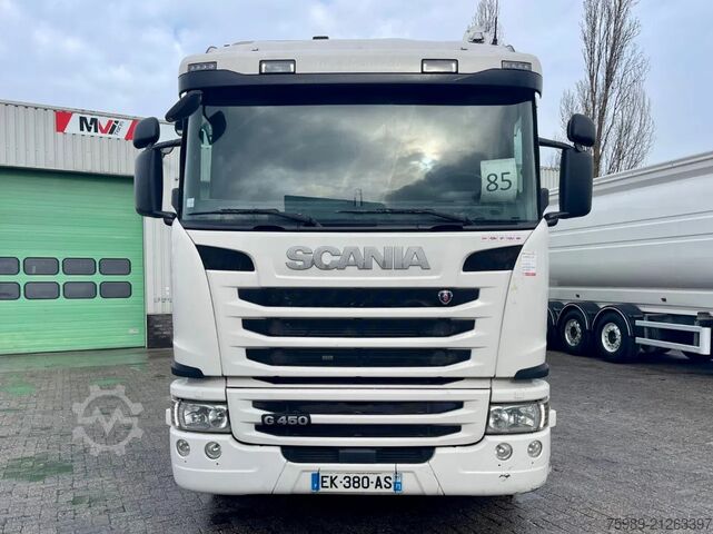 Silo Scania G450 AUGER + AIR, , 6 COMP., RETARDER, RADIOCON...