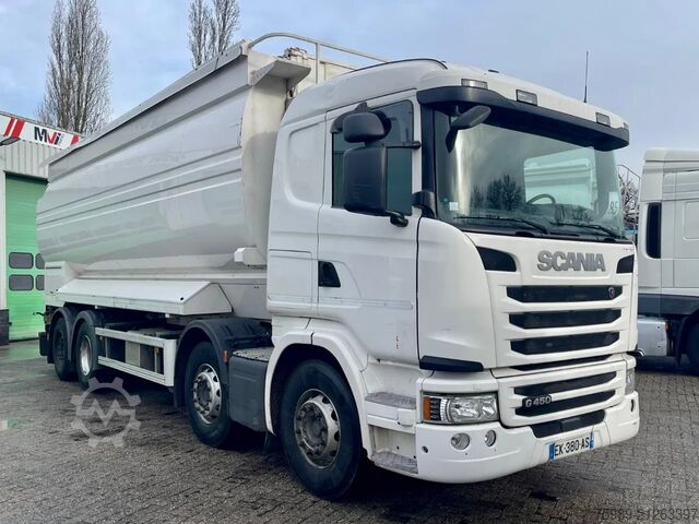Silo Scania G450 AUGER + AIR, , 6 COMP., RETARDER, RADIOCON...