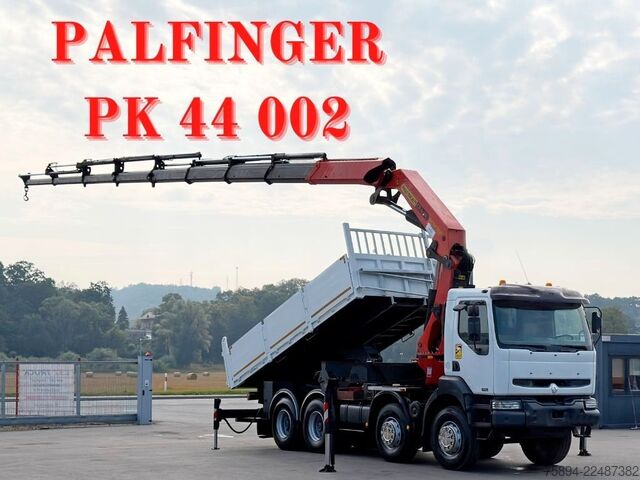 Kamionska dizalica RENAULT KERAX 420 DCI *KIPPER 5,35m + PK 44 002/FUNK*8x4