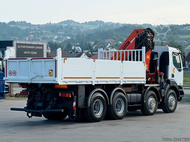 Kamionska dizalica RENAULT KERAX 420 DCI *KIPPER 5,35m + PK 44 002/FUNK*8x4
