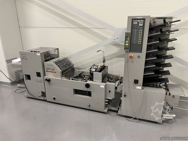 Brochureproductielijn Horizon MC-80a + SPF-10II + FC-10II Booklet Making Line