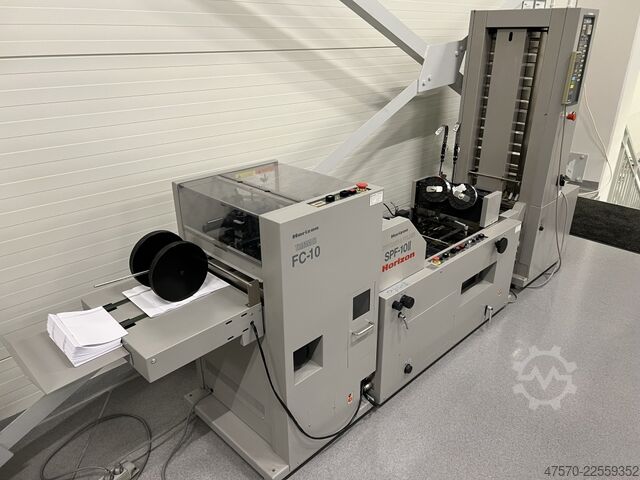 Brochureproductielijn Horizon MC-80a + SPF-10II + FC-10II Booklet Making Line