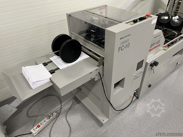 Brochureproductielijn Horizon MC-80a + SPF-10II + FC-10II Booklet Making Line