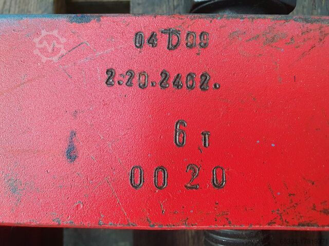 Prevozni kavelj / vijak za dvigovanje J.D.T. 1 ton / 6 ton / 17 ton / 17 ton
