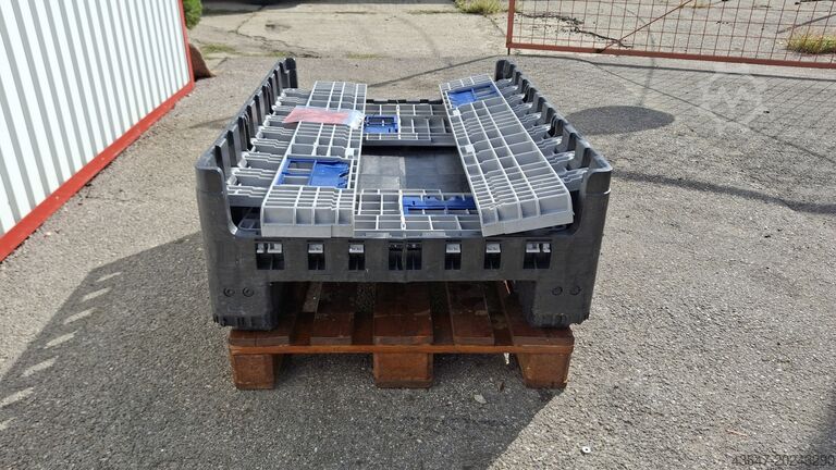 Cuşcă de paleți din plastic, gitterbox  