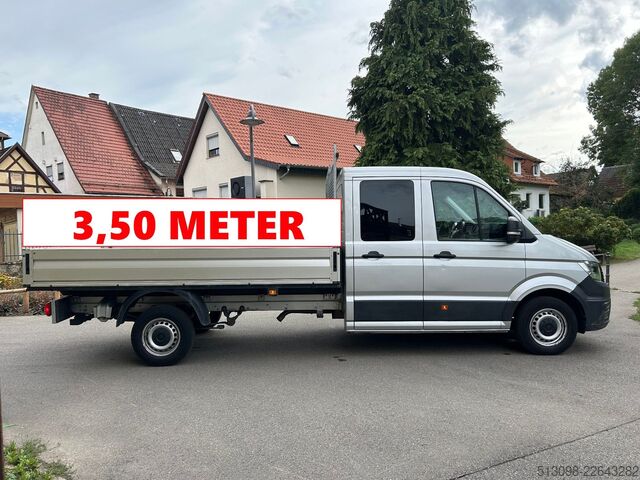 Pritschenwagen VW CRAFTER PRITSCHE DoKa TEMP. KLIMA NAVI AHK SHZ