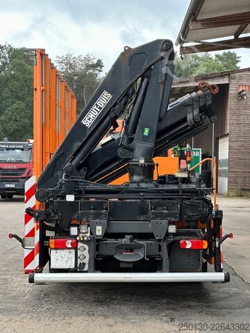 LKW mit Pritsche (offen) DAF LF 55.280 4x2 BL Pritsche mit FASSI LK & Glastr.