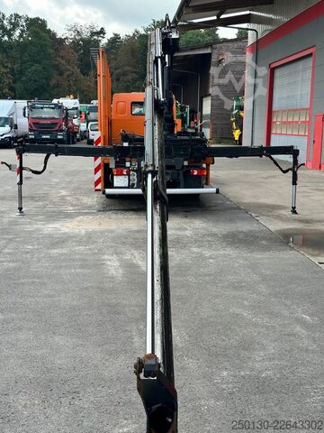 LKW mit Pritsche (offen) DAF LF 55.280 4x2 BL Pritsche mit FASSI LK & Glastr.