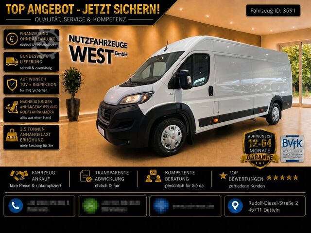 Hög tak skåpbil FIAT Ducato Maxi Hoch+Lang*L5-H2*Garantie*1.Hand*
