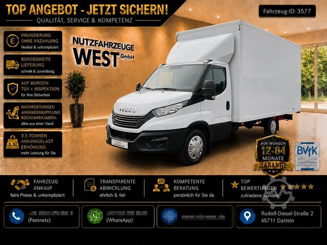 Furgão fechado IVECO Daily 35s14 XXL Maxi Koffer *L=5.000mm*Garantie