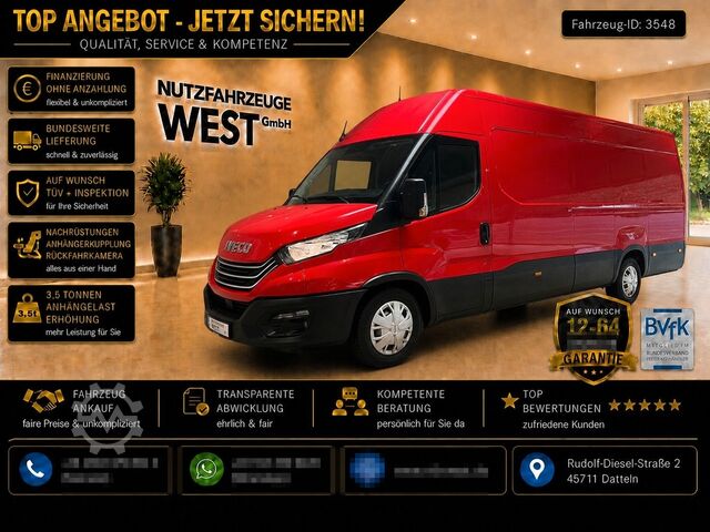 Hög tak skåpbil IVECO Daily 3,0 HPI Maxi XXL Hoch+Lang*1.Hand*