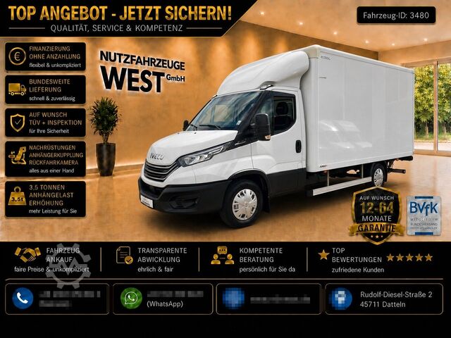 Furgão fechado IVECO Daily 36-160 Koffer*Ladeboardwand*Garantie*1.HD
