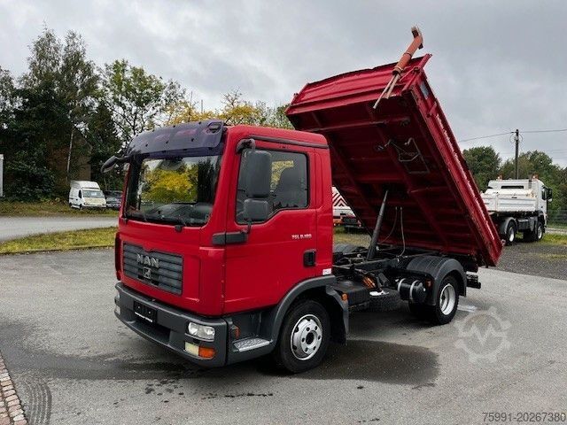 Xe tải ben 3 chiều MAN TGL 8.180 Mit Meiller Dreiseitenkipper