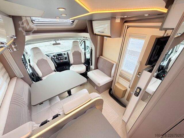 セミインテグレーテッドキャンピングカー BÜRSTNER Lyseo Harmony T 728 Einzelbetten-Hubbett-1.Hand