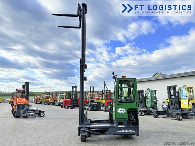 চার-দিক ফর্কলিফ্ট Combilift C4500 GAS DUPLEX 5500 FORK POSITIONER