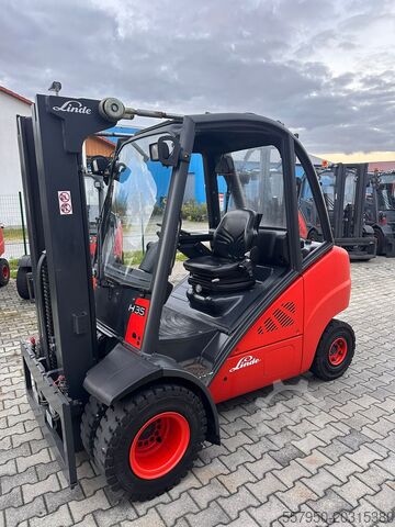 4-х колісний навантажувач Linde H35 Diesel Triplex Doppelzusatzhydraulik