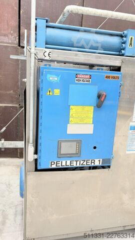 Mesin pengeluaran DrDryice TOMCO DUAL Pelletizer DE01RB-1500