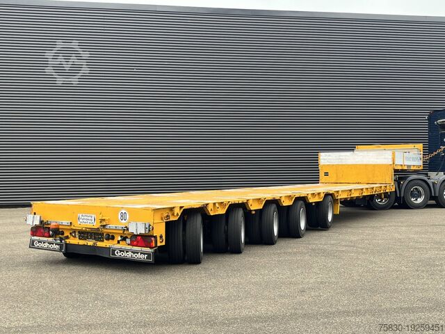 低装载机 Goldhofer STZ-L 5-50/80 A / EXTENDABLE / 5 X STEERING AXLE
