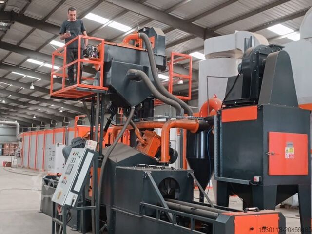 ืืืื ืช ืืชืืช ืืื ืืืงืืืงื ืื CETINGIL Gas Cylinder Shot Blasting Machine