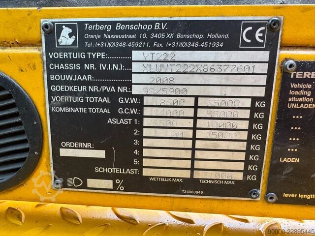 Termināla traktors Terberg YT 222