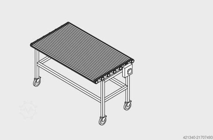 Plötuefni aflínunarvél Lissmac Förderband B1500xL3000mm streight