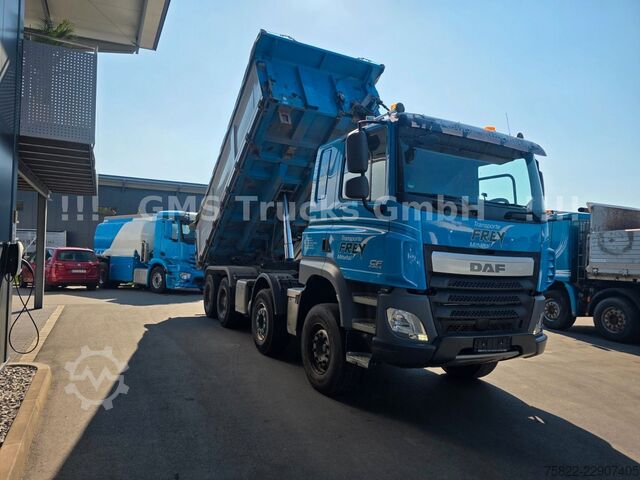 Vörubíll með tippgrind DAF CF 460 / 8X4 / BORDMATIK / Ret / Plane
