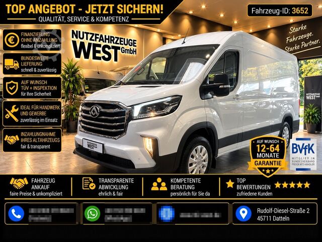 Фургон с высокой крышей MAXUS Deliver 9 2.0 TDCi L3H2 Luxury*Kamera*Garantie*