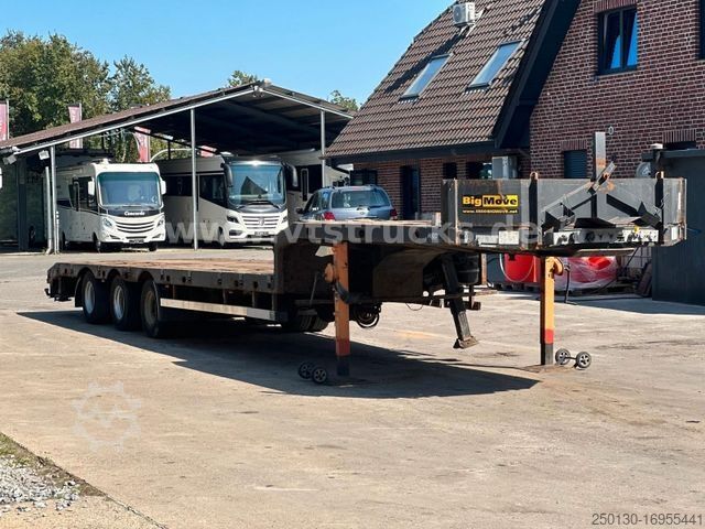Semirremolque de plataforma baja HRD NTG Tieflader, ausziehbar, verbreiterbar