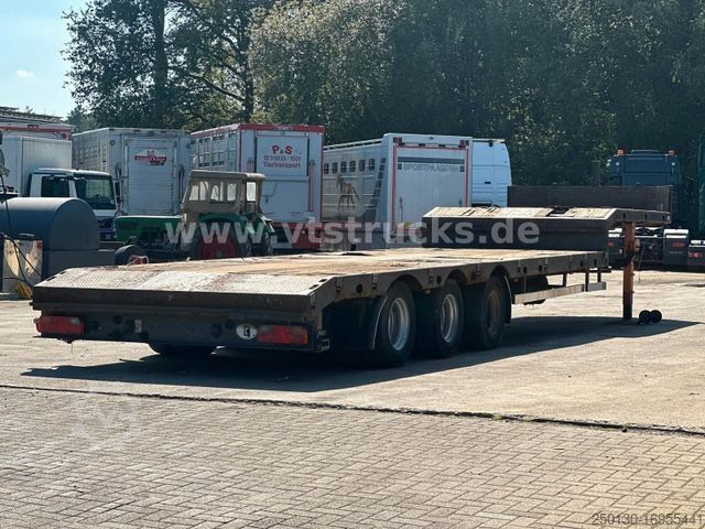 Semirremolque de plataforma baja HRD NTG Tieflader, ausziehbar, verbreiterbar