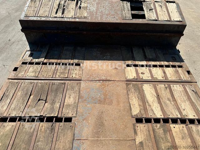 Semirremolque de plataforma baja HRD NTG Tieflader, ausziehbar, verbreiterbar