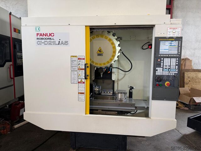 Pystytyöstökeskus Fanuc Robodrill Alpha D21LiA5