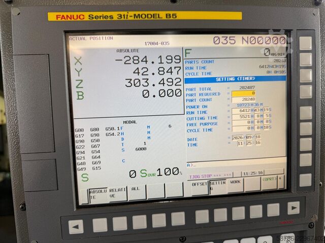Pystytyöstökeskus Fanuc Robodrill Alpha D21LiA5