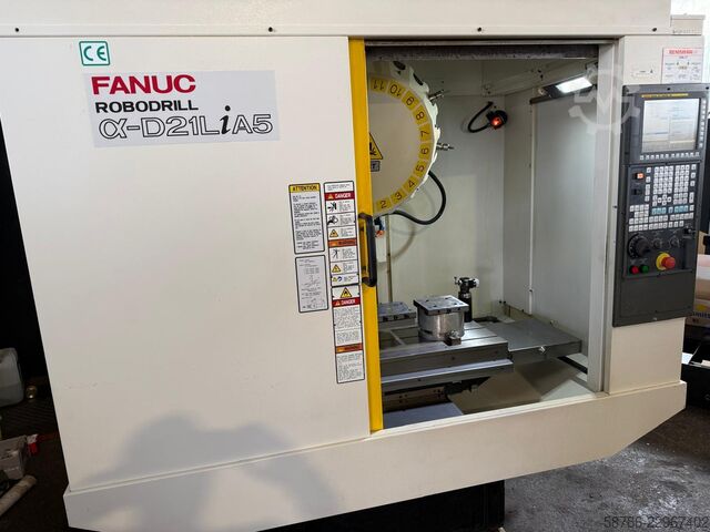 Pystytyöstökeskus Fanuc Robodrill Alpha D21LiA5