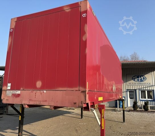 Pakeiskite kėbulą į dėžės kėbulą Krone 7,45m Wechselkoffer mit Türen