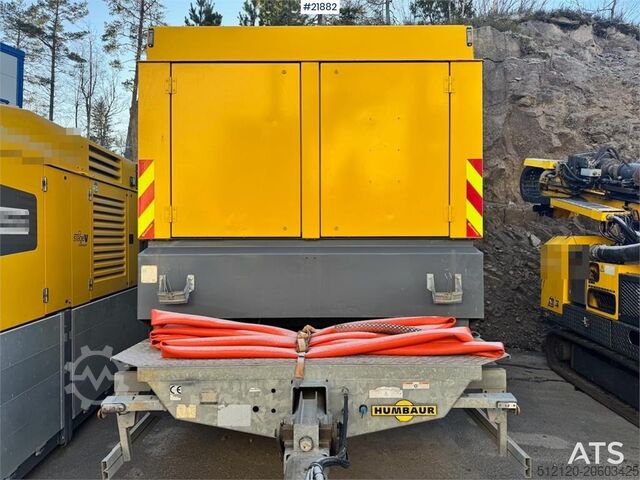 Kompresors Atlas Copco Y35 Air Compressor on Humbaur chassis.