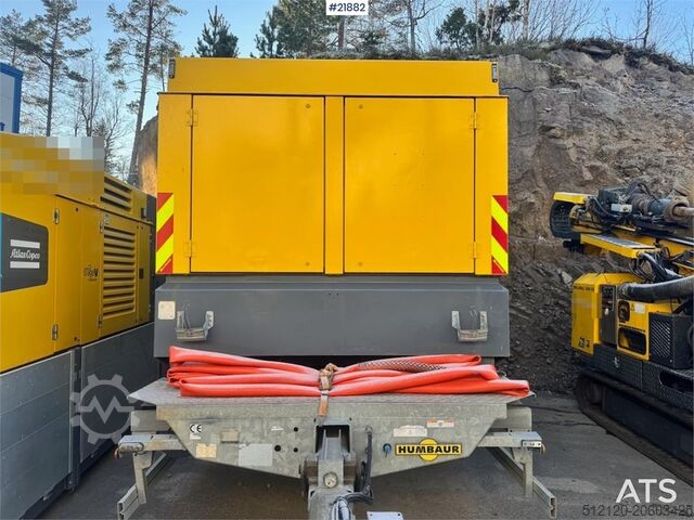 Kompresors Atlas Copco Y35 Air Compressor on Humbaur chassis.