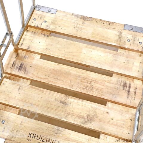 Contentores roll usados de 2 lados com paredes de aperto + 2 cintas de tensão em nylon, C: 800, L: 7 Kruizinga 1812HHB728017GB