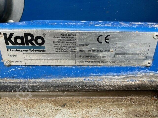 Vacuum tank truck Mercedes-Benz 516 CDI Sprinter Spülwagen Karo HD 160n