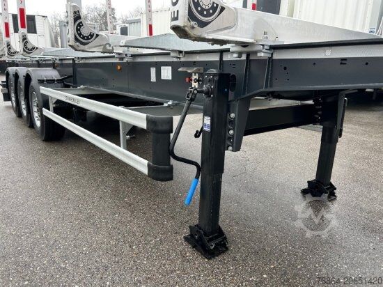Timbersläpvagn SCHWARZMüLLER Y-SERIE, HOLZAUFLIEGER, 6 RUNGENPAARE,  SAF-ACHSEN, LIFTACHSE