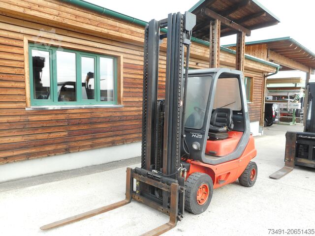 Gaffeltruck Linde H25D-02 Triplex 6,4m