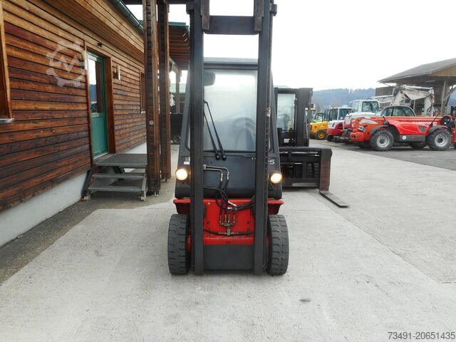 Gaffeltruck Linde H25D-02 Triplex 6,4m