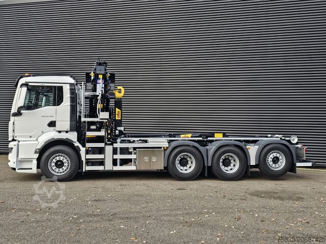 ระบบแขนตะขอ MAN TGS 35.470 8x4 / HMF 2243 Z KRAAN + HAAKARM